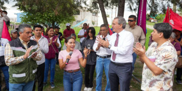 Encabeza Pepe Chedraui arranque de rehabilitación vial en la colonia Fraternidad Antorchista