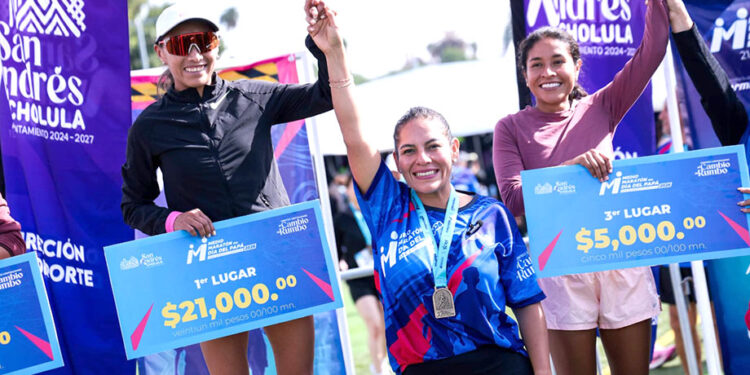 Más de 6 mil corredores celebran el Día del Papá en el Medio Maratón de San Andrés Cholula 2026