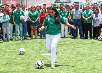 Tonantzin Fernández reafirma su compromiso con la niñez y la juventud al inaugurar el Mundialito Social 2026