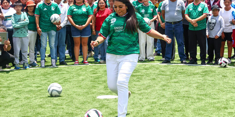 Tonantzin Fernández reafirma su compromiso con la niñez y la juventud al inaugurar el Mundialito Social 2026
