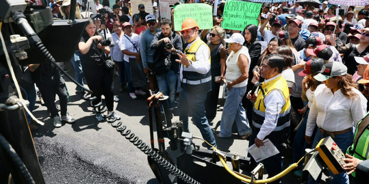 Avanza programa estatal de pavimentación 2026 con transparencia e inversión eficiente