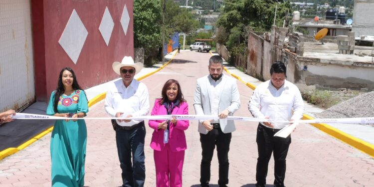 Invierte Gobierno del Estado cerca de 6 mdp en obra vial que fortalece la movilidad y el desarrollo de Yauhquemehcan