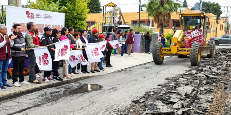 Con Tonantzin Fernández, avanza la modernización de la infraestructura en San Pedro Cholula