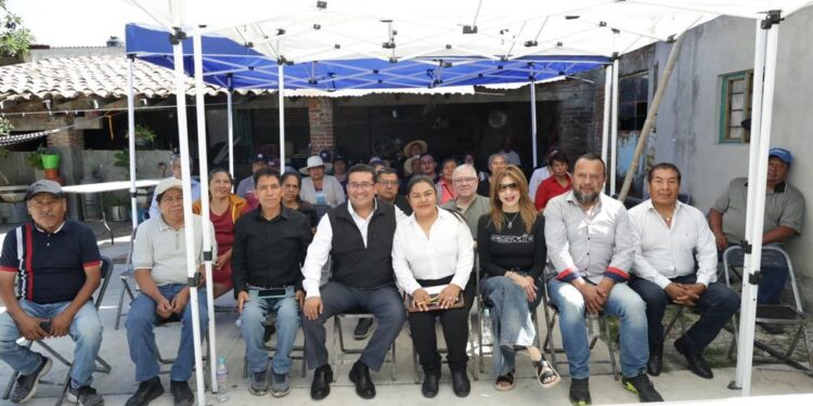 Fortalece diputado Pável Gaspar Ramírez el diálogo con empresarios, productores y liderazgos sociales de Santa Clara Ocoyucan
