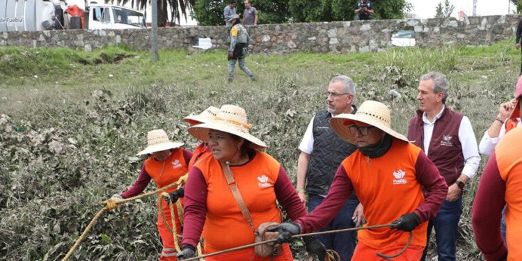 Fortalece Pepe Chedraui acciones preventivas con limpieza y desazolve en barrancas y vasos reguladores