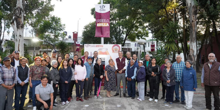 Con Puebla Brilla, Pepe Chedraui moderniza el 100 por ciento del alumbrado en Plazas Amalucan