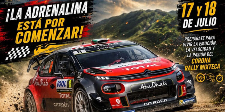 ¡La adrenalina está por comenzar! Llega el Corona Rally Mixteca para poner a prueba a los mejores pilotos