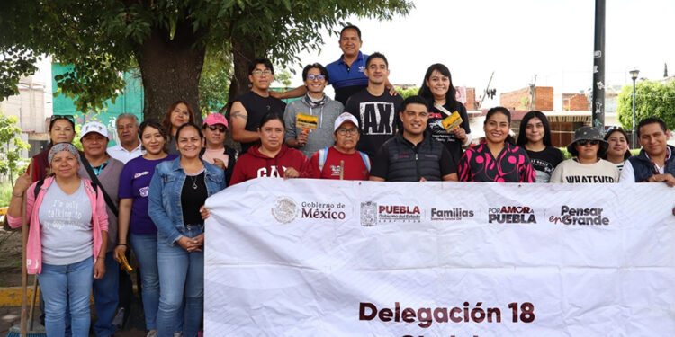 DIF Municipal y Sistema Estatal DIF impulsan jornada de faena en San Pedro Cholula