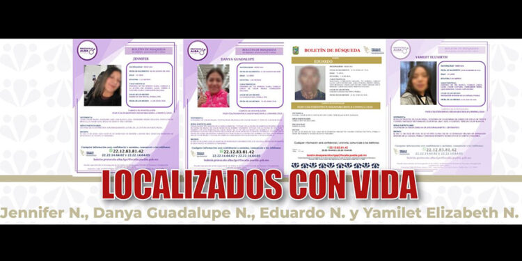 Da seguimiento FGE a reportes de desaparición y ubica con vida a cuatro personas