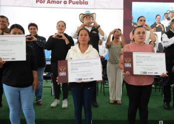 Gobierno Estatal consolida bienestar en Quecholac con obra comunitaria