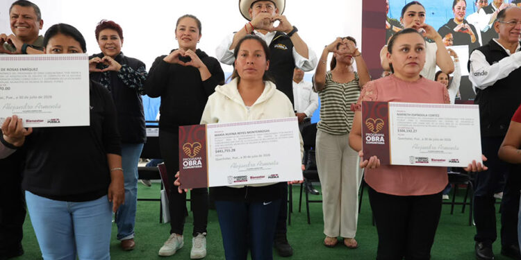 Gobierno Estatal consolida bienestar en Quecholac con obra comunitaria