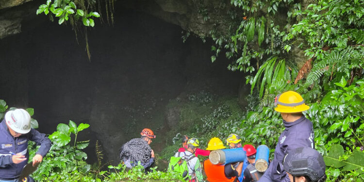 Permanece operativo de búsqueda en Gruta de Chichicazapa: Gobierno del Estado