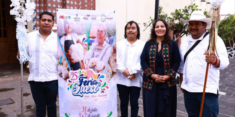 San Andrés Cholula celebra 25 años de tradición de la Feria del Queso