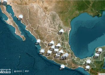 SMN advierte pronóstico de lluvias para este fin de semana
