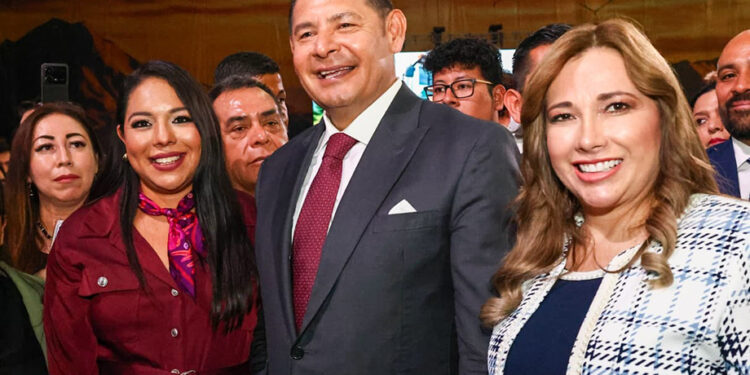 Tonantzin Fernández acompañó al Gobernador Armenta a su informe de 600 días
