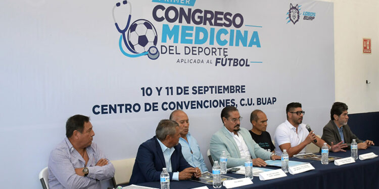 Presenta BUAP Primer Congreso Internacional de Medicina Deportiva Aplicada al Fútbol Actual