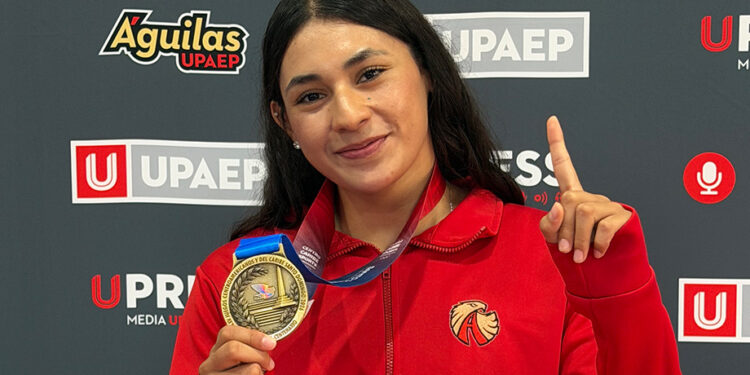Aranza López, estudiante de Fisioterapia UPAEP, conquistó el oro en Centroamericanos 2026