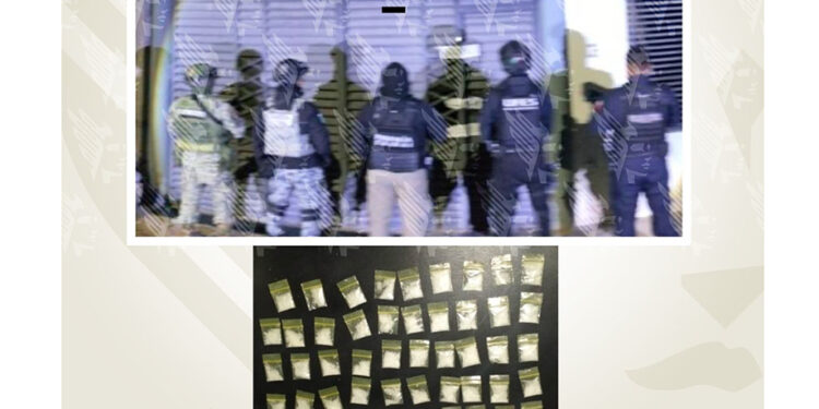 En operativo interinstitucional, FGE asegura inmueble y narcóticos ligados a la «Banda del Yoyo”
