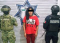 Detiene SSP a mujer en posesión de droga y cartuchos útiles
