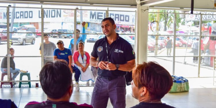 Fortalece gobierno de Pepe Chedraui capacitación en Protección Civil en mercados municipales