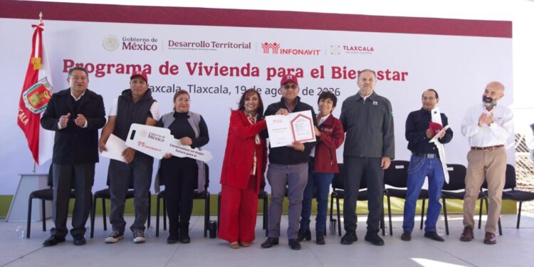 INFONAVIT entrega primeras Viviendas del Bienestar a derechohabientes de Tlaxcala