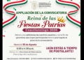 Amplían inscripción para Reina de las Fiestas Patrias 2026