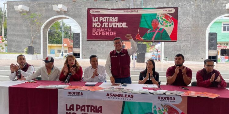 Desde Coronango, el diputado Pável Gaspar llama a defender la soberanía y consolidar la transformación del país