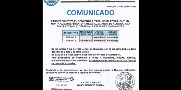 Sin consenso para llegar a un acuerdo SITIAVW-VW y latente posible huelga