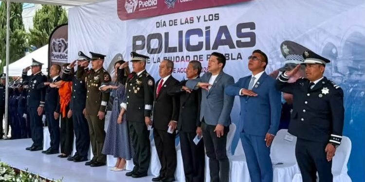 Celebra SSC el Día de las y los Policías de la Ciudad de Puebla