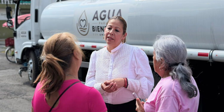 Gobierno del Estado lleva agua potable a familias mediante Secretaría de Bienestar