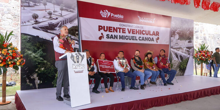 Arranca Gobierno de Pepe Chedraui construcción del Puente Vehicular de San Miguel Canoa
