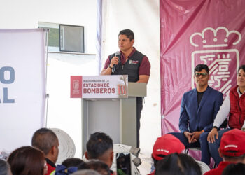 Omar Muñoz inaugura primera Estación de Bomberos en Cuautlancingo