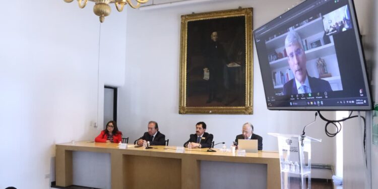 El Congreso del Estado de Puebla fue sede de videoconferencia internacional para fortalecer el intercambio legislativo
