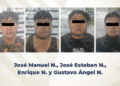 Aprehende FGE a cuatro probables responsables de homicidio calificado en Puebla capital