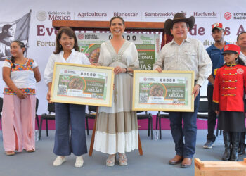 Conmemoran el Día Nacional de las Abejas con billete de Lotería y apoyos a meliponicultoras mayas