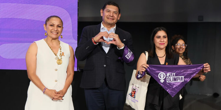Gobierno Estatal convierte lucha de Olimpia en conciencia colectiva para proteger mujeres