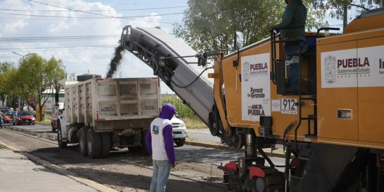 Inicia gobierno estatal rehabilitación de la Avenida Alfredo Toxqui en la capital poblana
