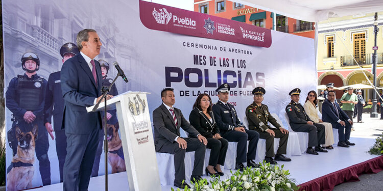 Encabeza Pepe Chedraui ceremonia por el Mes de las y los Policías de la Ciudad