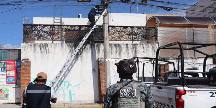 Retiran SSC de San Pedro Cholula y autoridades federales y estatales 52 cámaras de videovigilancia instaladas de manera irregular