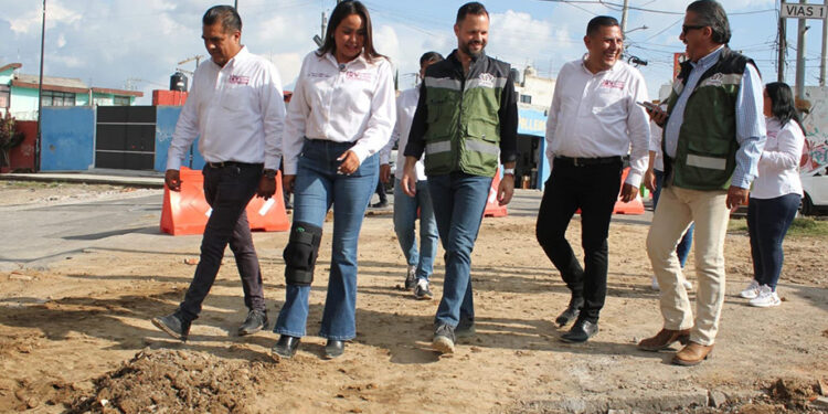 Impulsa Gobierno de Pepe Chedraui fortalecimiento de la infraestructura vial en la Junta Auxiliar Ignacio Romero Vargas
