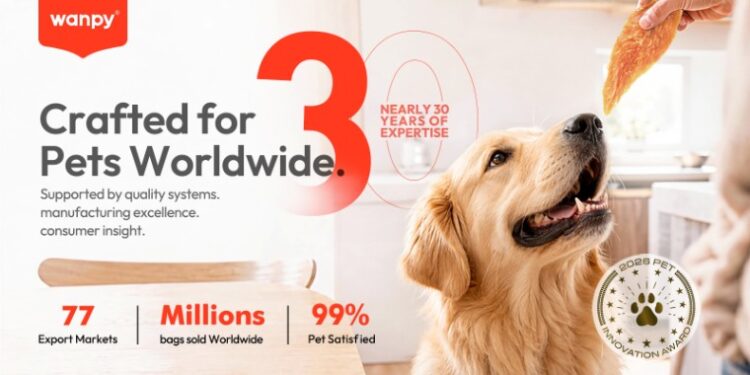 WANPY Chicken Jerky gana el Pet Innovation Award 2026 mientras el mercado latinoamericano de snacks para mascotas avanza hacia estándares prémium más definidos