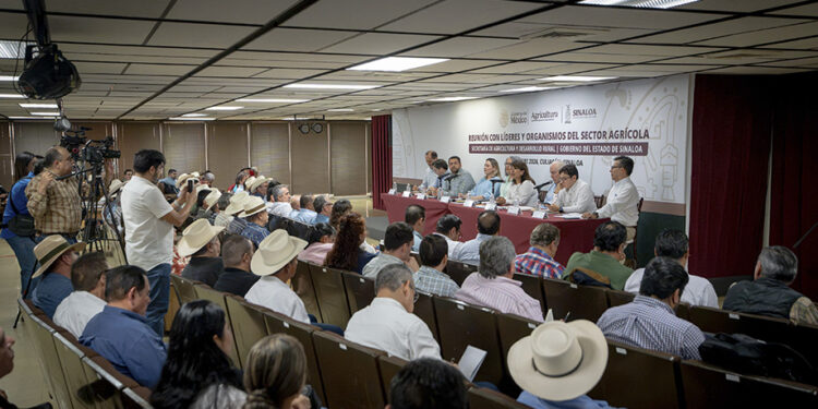 Secretaria Columba López sostiene diálogo positivo con productores en Sinaloa