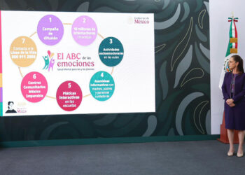 Claudia Sheinbaum encabeza arranque de la estrategia nacional de atención a la salud mental para las y los jóvenes: el ABC de las emociones en el inicio del ciclo escolar 2026-2027