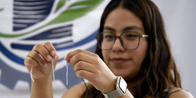 Estudiantes BUAP crean biohilos a base de sargazo