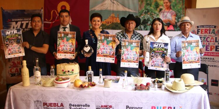Todo listo para la 2ª Feria del Mezcal de Caltepec