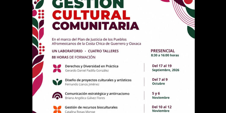 La Secretaría de Cultura fortalece la gestión cultural comunitaria, en el marco del plan de justicia de los pueblos afromexicanos