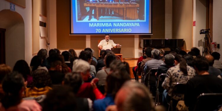 La Marimba Nandayapa recorre 70 años de trayectoria en la Fonoteca Nacional