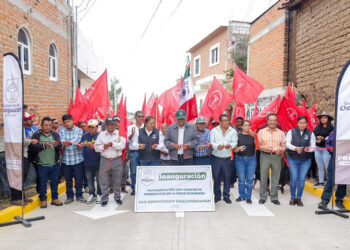 Inauguran calle en Chalchihuapan