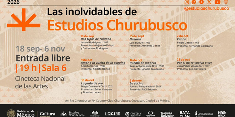 “Las Inolvidables de Estudios Churubusco” celebra a una de las más importantes instituciones cinematográficas de nuestro país