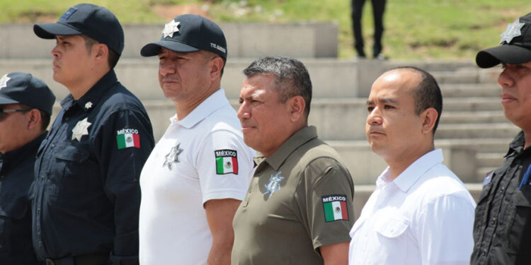Supervisa SSP preparación de policías estatales previo a celebraciones de fiestas patrias